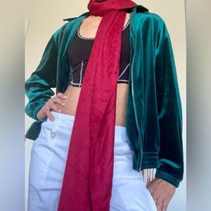 VINTAGE Teddi Velour Zip Jacket